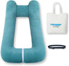 Travel Pillow Upgraded Version of Aircraft Travel Neck Pillow with Storage Bag, Sleep Pillows for Travel by Train, Car, or Plane, Supporting The Head and Body, Travel Pillow for Kids
