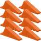 8 Pcs Heavy Duty Rubber Door Stops Wedge Stackable (8 Count)