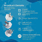 African Travel Adapter Set 2 in 1 USA to Africa