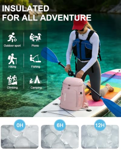 Cooler Backpack Insulated Leak Proof for Women Men Soft Cooler Bag