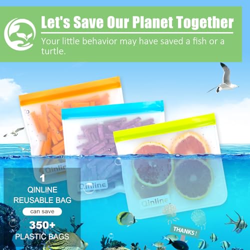 Reusable Food Storage Bags (10 Count)