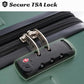 Luggage Set 6 Piece Expandable Lightweight ABS Hardshell Travel Suitcases with Wheels