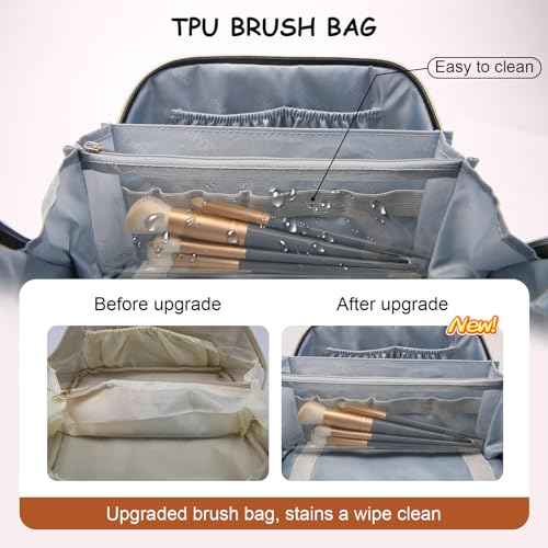 Travel Makeup Bag Organizer Cosmetic Bag (3 Count)