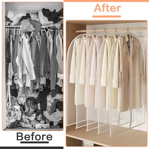 Garment Bags for Hanging Clothes (12 Count)