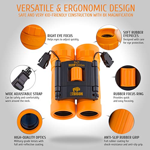 BeBison Binoculars for Kids