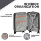 Rails Expandable Hardside Upright Suitcase with 360° Spinner Wheels (3 Count)