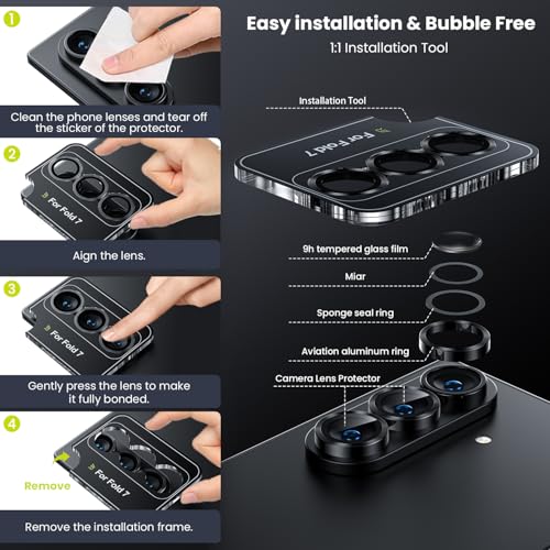for Z Fold 7 Camera Lens Protector Case Cover