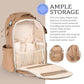 Boss Plus Large Diaper Bag Backpack with 19 Pockets