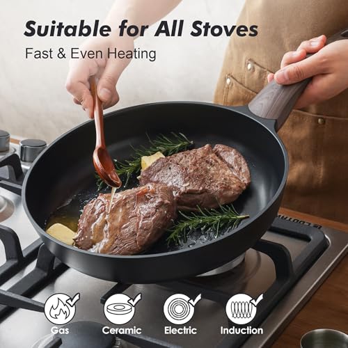 8Inch Nonstick Frying Pan Paella Pan