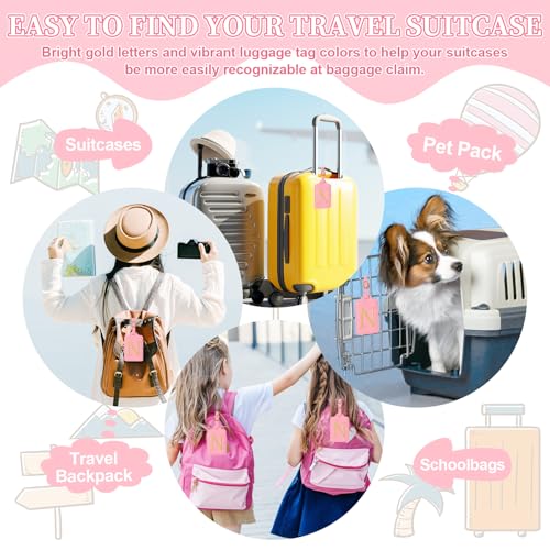Personalized Initial Luggage Tags for Suitcase