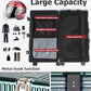 Super Large Aluminum Frame Checked Zipperless Luggage
