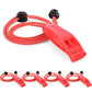 4 Pack Emergency Whistles with Adjustable Reflective Lanyard