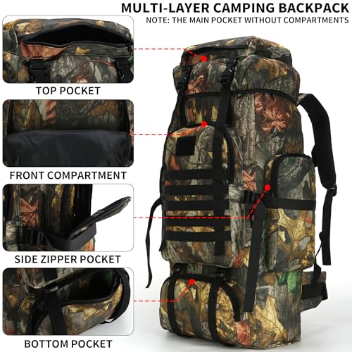 Hiking Backpack for Men 70L