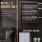 60 Position Steel Key Cabinet with Combination and Key Lock