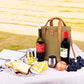 3 Bottle Wine Cooler Bag Carrier for Travel