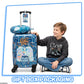 Kids Luggage Set Carry On Suitcase with U shaped Pillow Rolling Toddler Suitcase for Boys Travel Set Hardside Luggage with Spinner Wheels Airline Approved
