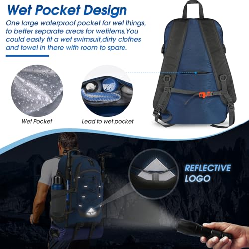 Hiking Backpack 40L Packable Lightweight Camping Daypack Men Women