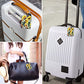 Luggage Tags Privacy Cover ID Label for Travel Bag Suitcase (2 Count)
