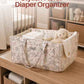 Large Floral Diaper Caddy Organizer Nursery Storage Basket