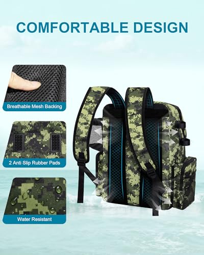 Fishing Backpack with Rod Holders