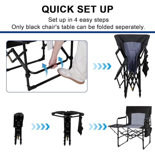 2Pack Director Chairs for Outdoor (2 Count)