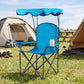 Camping Chair with Canopy Shade
