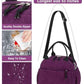Lunch Bag for Women Cute Corduroy Lunch Tote Bags with Shoulder Strap Reusable Insulated Lunch Box Large Capacity Reusable Insulated Cooler for Work Picnic or Travel