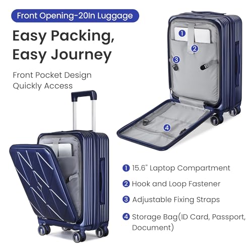 3 Piece Luggage Set 100% PC Hardshell (3 Count)