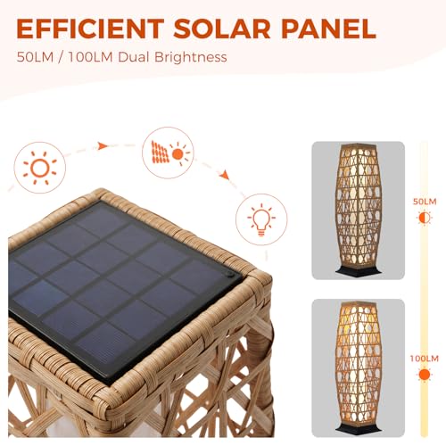 Outdoor Floor Lamp Solar Lantern