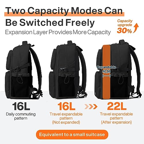 Large Expandable Travel Laptop Backpack