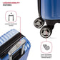 7272 Energie Expandable Hardside Luggage with Spinner Wheels and TSA Lock