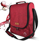 Insulated Wine 3 Bottle Carriers Tote Travel Cooler Gift Bag For Airplane Liquor With Padded Shoulder Strap (3 Count)