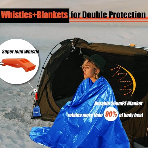 Emergency Blanket 4 Pack (4 Count)