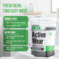 Active Wear Laundry Detergent Powder & Odor Eliminator for Sportswear & Workout Clothes (64 Ounce)