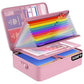 Fireproof File Organizer Bag with 13 Pockets Accordion File Folder