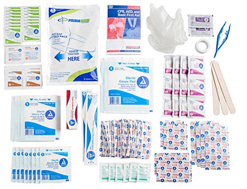 KC 25PP 25 Person Compact First Aid Kit with 157 Pieces Emergency Medical Supplies