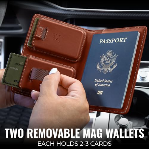 Passport Wallet with AirTag Holder
