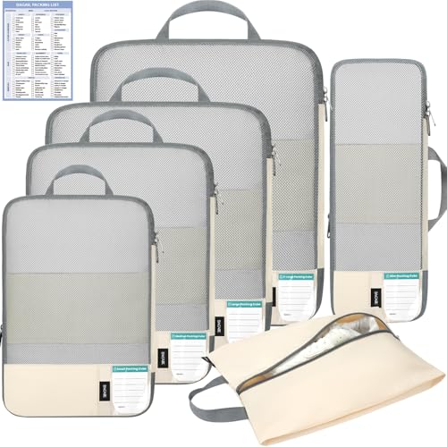 Lightweight Compression Packing Cubes for Travel