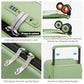 24 Inch Checked Luggage Aluminum Frame Spinner Wheels