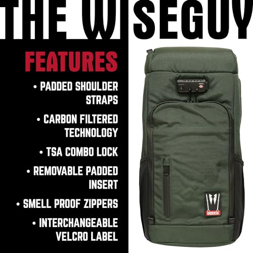 Scent Sealing Backpack with Combo Lock