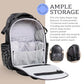 Boss Plus Diaper Bag Backpack with 19 Pockets