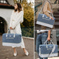Weekender Bag for Women 21.5" Travel Duffel Large Carry On Bag 3PCS (3 Count)