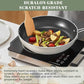 7pc Cookware Set Healthy Duralon Blue Ceramic Nonstick Coated