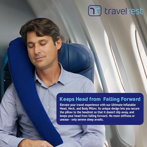 Ultimate Inflatable Travel Pillow for Neck & Body