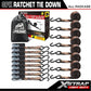 8 Pack Ratchet Tie Down Straps (8 Count)