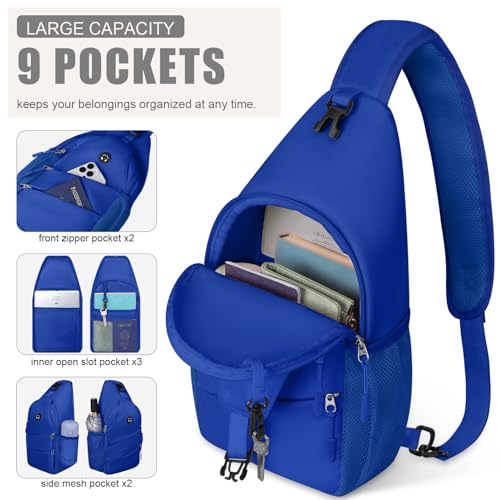 Crossbody Bags for Women Men Trendy Sling Bag Backpack Chest Bag