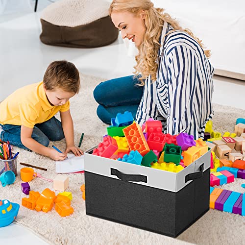 Large Storage Baskets for Shelves 6 Pack (6 Count)