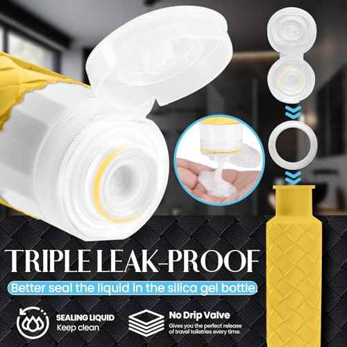 Travel Bottles for Toiletries (4 Count)