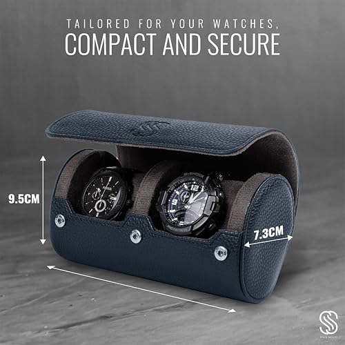 2 Watch Travel Case for Men