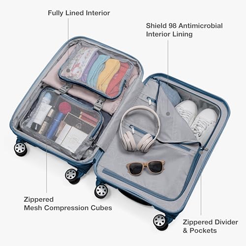 Pagosa Hardshell Expandable Luggage with Spinner Wheels
